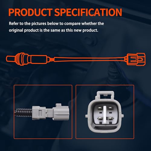 HiSport O2 Oxygen Sensor Compatible with Lexus GS450H 20132018 HS250H LS460 RX330 RX350 RX400H Scion IM IQ TC XB Toyota Camry Corolla IM Highlander Sienna Solara Venza 20092015 Replaces 25024420 - Image 3