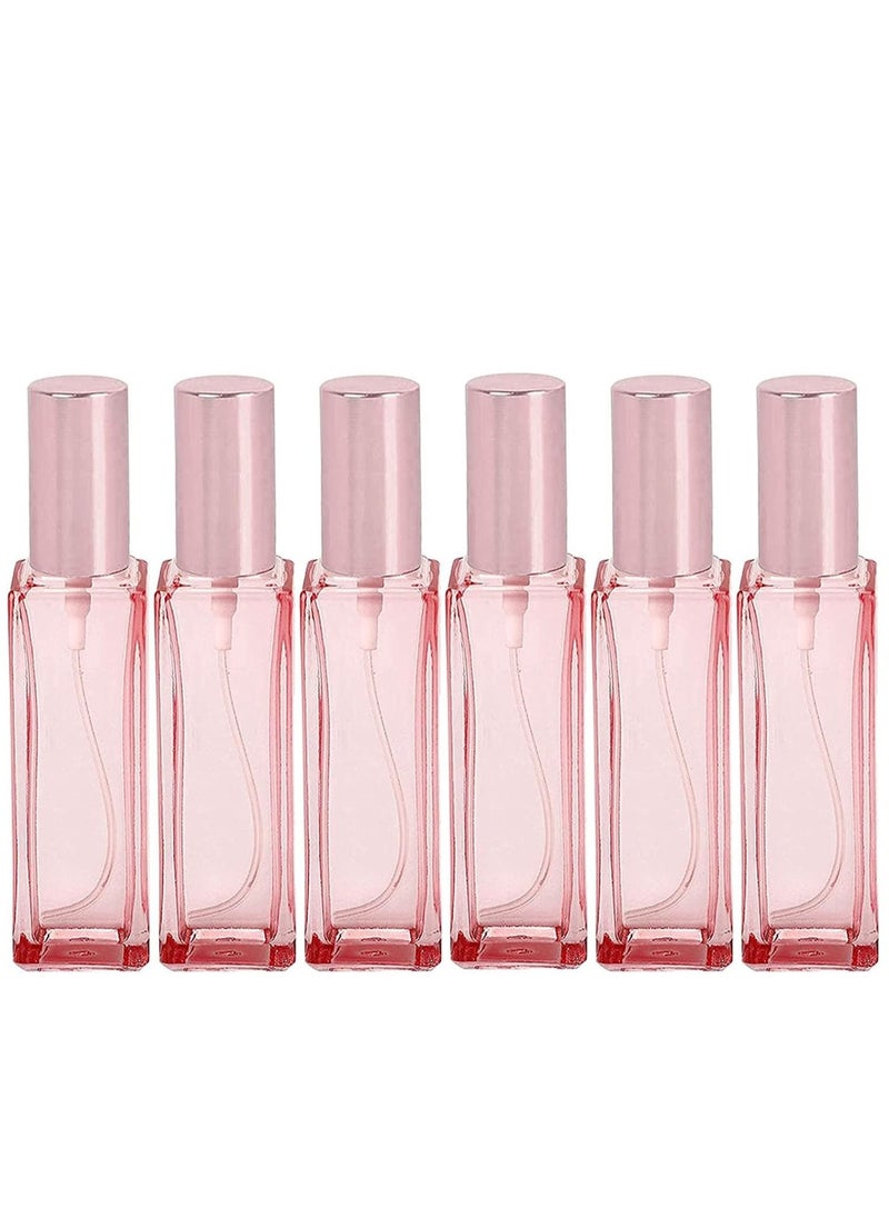 Y&D - Glass Spray Bottles, 5 Pieces 20 ml Rose Gold, Fine Mist Atomizer, Portable Travel Sprayer, Empty Refillable Container for Perfume, Cleaning Products, Essential Oils - Image 1
