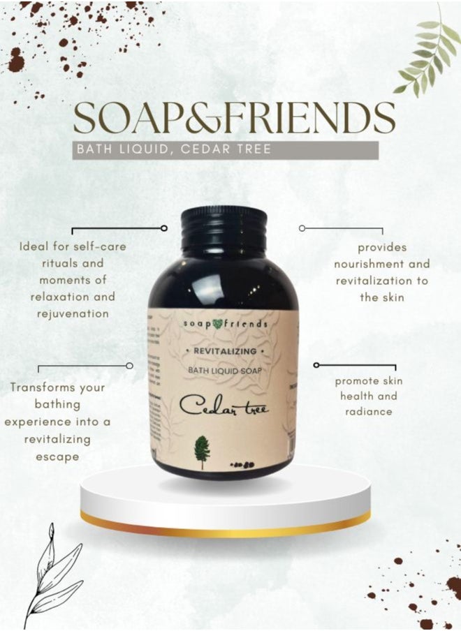 Soap&Friends Soap&Friends Cedar Wood Bath Liquid - 500ml  - Image 3