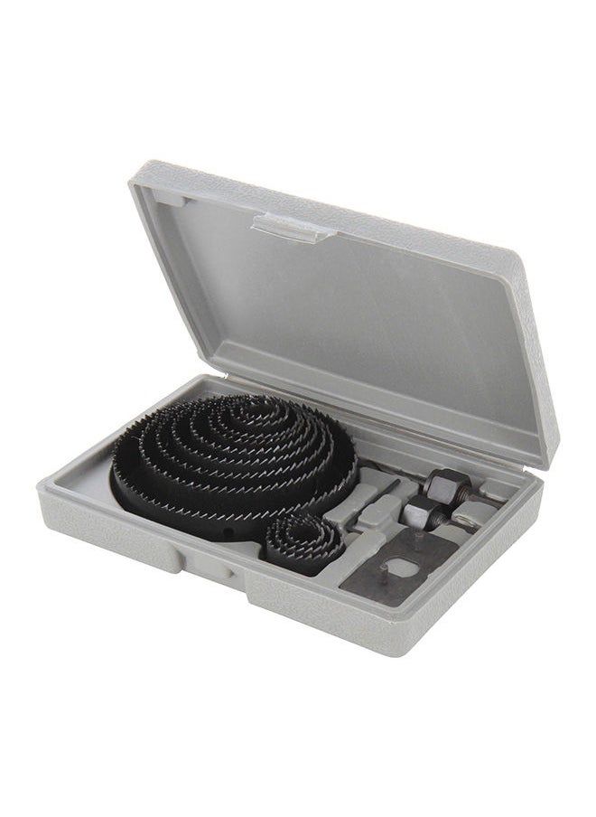 NIBEMINENT 16-Piece Hole Cutter Saw Kit Set Black 19-127mm 