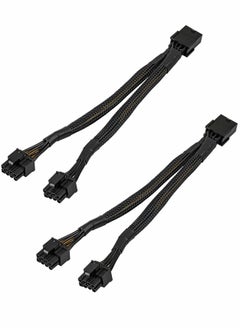 Y&D Graphics Lines, Card 8 Pins One Point Two 8p Extension Cable, Adapter, Braided 20cm, Pci-e Pcie Power Cable 18awg with Sleeve  - Image 1