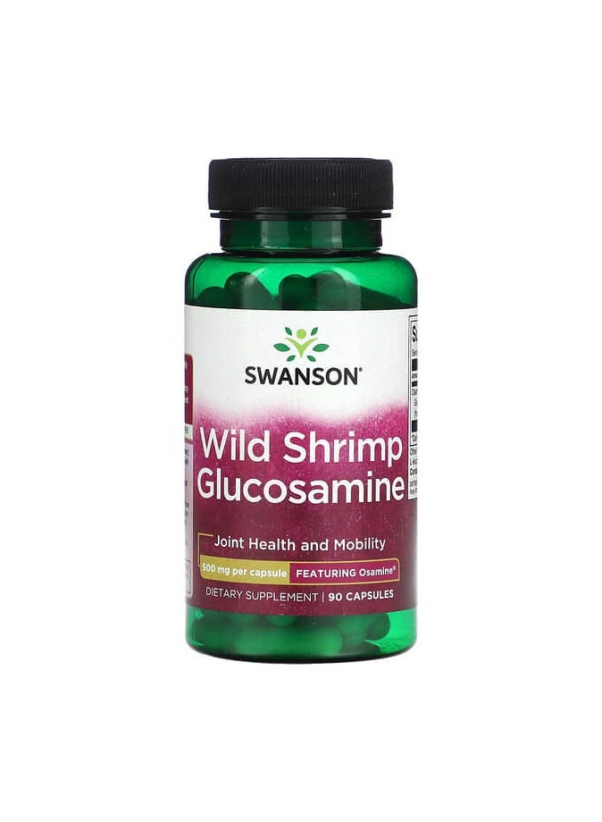 Wild Shrimp Glucosamine, 500 mg, 90 Capsules