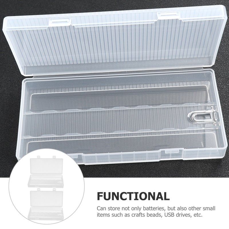 Plastic Battery Storage Box,Durable and Compact for Various Small Items - Image 3