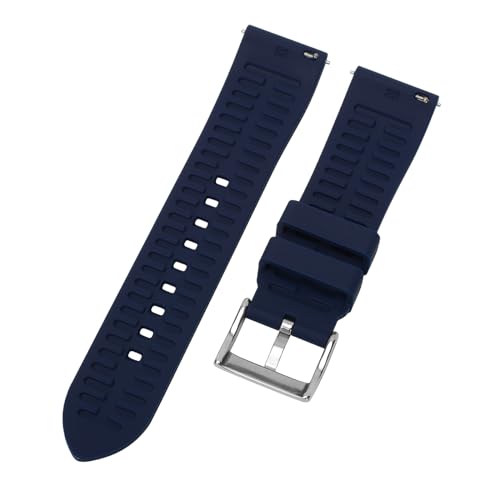 TStrap Silicone Watch Band for Men - Blue Quick Release Watch Band for Women Soft - Waterproof Smart Watch Bracelet Clasp - Correa de Silicona para Reloj Replacement - 18mm 19mm 20mm 21mm 22mm 24mm - Image 3