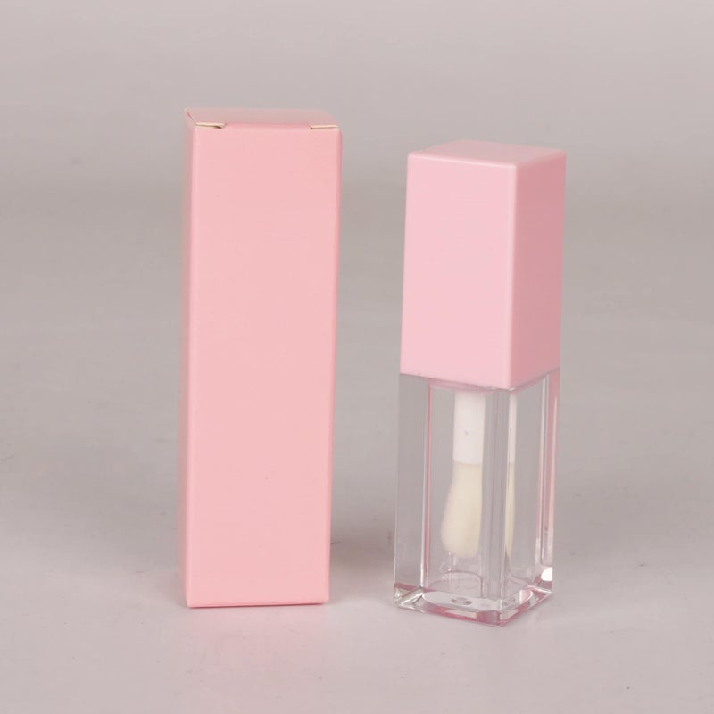 COSIDEA 25pcs 25 * 25 * 86mm Craft paper box for lip gloss 350gms lipstick packing box for lipgloss tubes(pink paper box 25pcs) (Pink) - Image 5