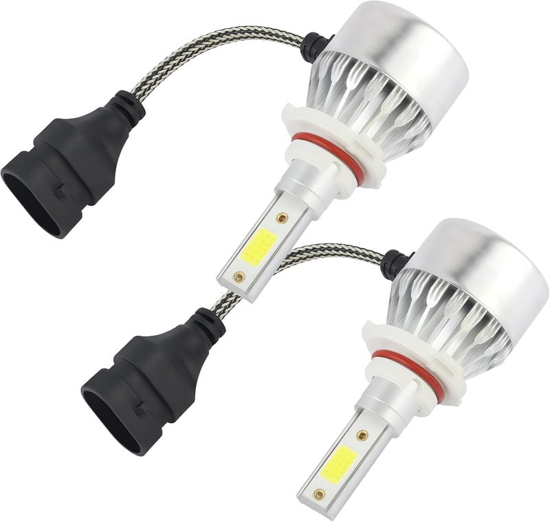 Bukela Led Bulbs For Automotive, 2 PCS 9005 HB3 6000K Super Bright Light, Plug and Play Replacement High or Low Beam, Waterproof 3000LM Lamp for SUV Truck, 12V DC Universal Fit Accessory - Image 1
