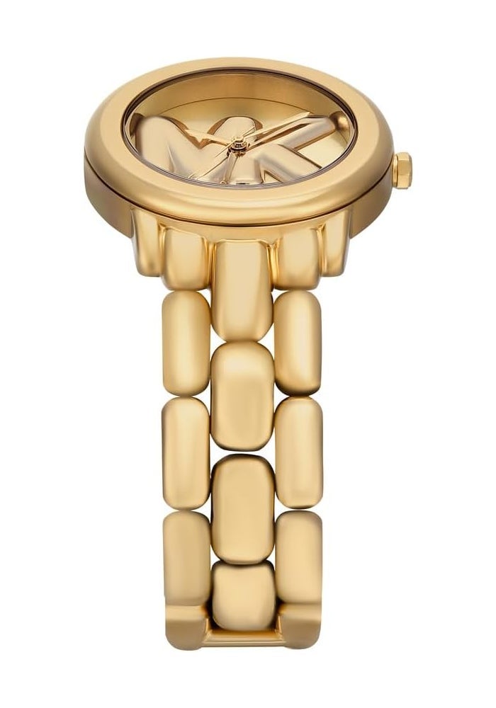 مايكل كورس Women Michael Kors MK4923 Phoebe Gold Stainless Steel Quartz Watch for Women - Image 4