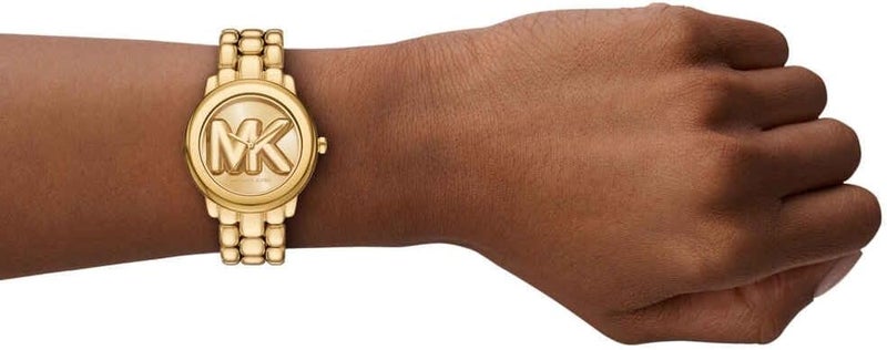 مايكل كورس Women Michael Kors MK4923 Phoebe Gold Stainless Steel Quartz Watch for Women - Image 2