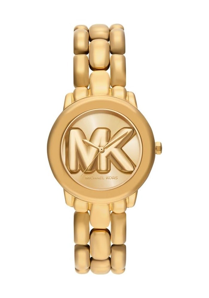 مايكل كورس Women Michael Kors MK4923 Phoebe Gold Stainless Steel Quartz Watch for Women - Image 1