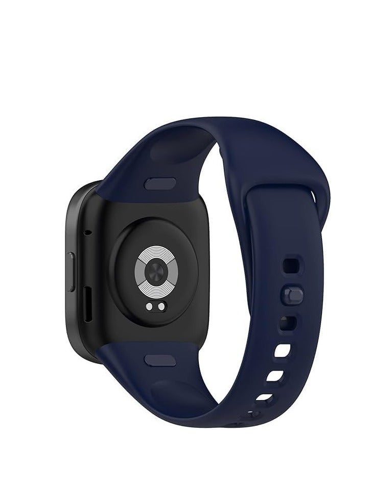 Strap Watch Silicone Compatible With Xiaomi Redmi Watch 3 Lite/Redmi Watch 3 Active, Sport Silicone Watch Band Wrist Strap,Bracelet Wristband Wrist Strap - Image 2