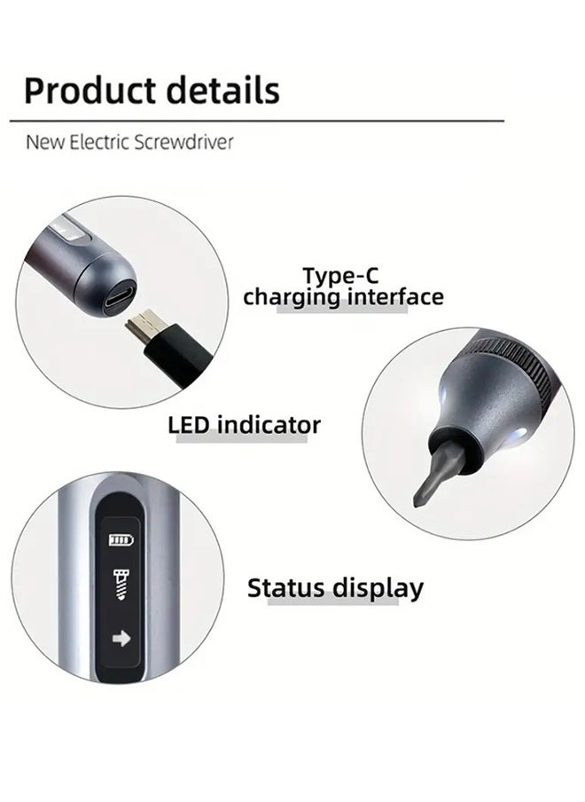 Precision Electric Screwdriver Set Silent and Durable Type-C Fast Charging Cordless Screwdriver 17/50 In 1 Hand Tool Sets - pzsku/ZF2A65629AF95621D2577Z/45/_/1730710802/96ead0e8-db81-48a8-8cf8-c71a941bfae8