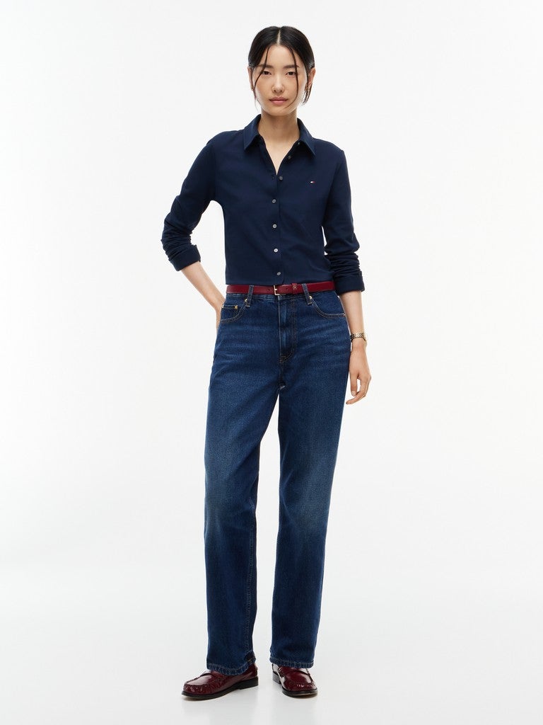 TOMMY HILFIGER 1985 Slim Fit Pique Shirt - Image 5