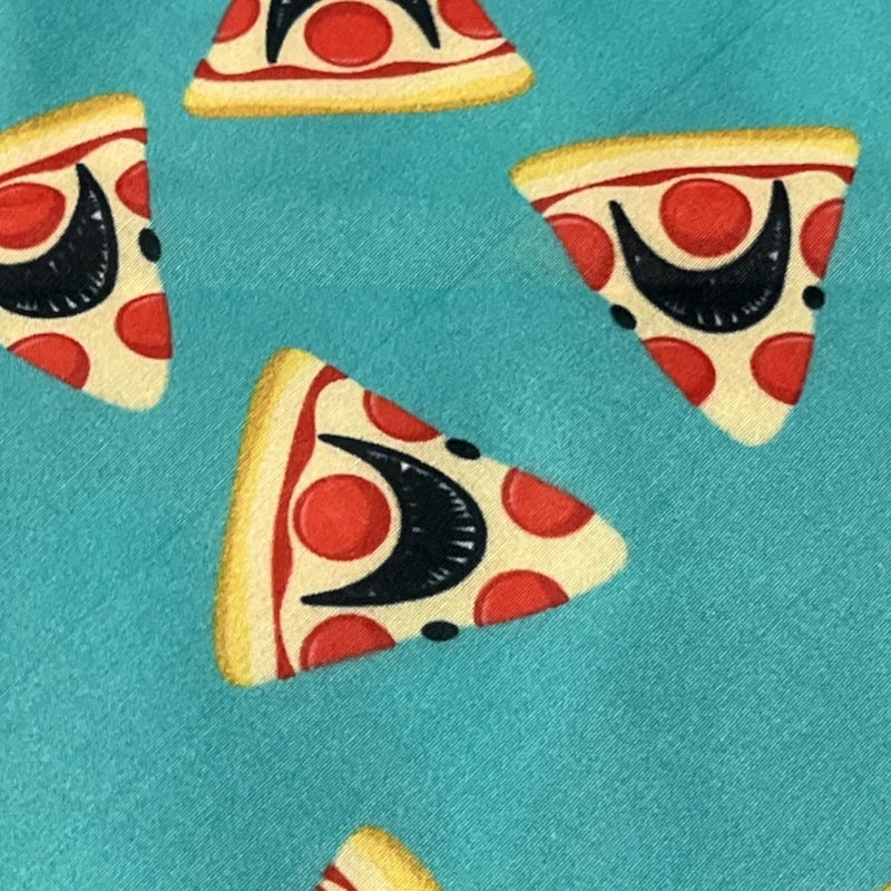 W Brings Pizza or Shark Dog Bandana/Scarf | This Stunning Gorgeous Design Dog Bandana Scarf is Perfect Styling Accessory for Dogs Large, Medium & Small. One Size Fits All. - Image 5