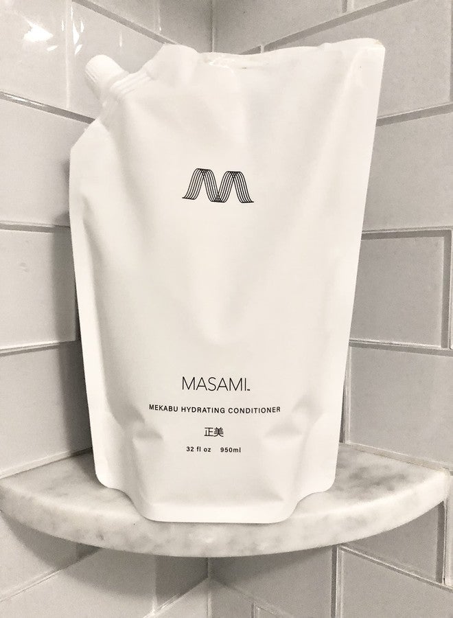 MASAMI Mekabu Hydrating Conditioner 32 oz Refill Pouch | Sustainable | Recyclable | Salon Quality | Color Safe | Japanese Seaweed | Sulfate Free | Paraben Free | Phthalate Free - Image 5
