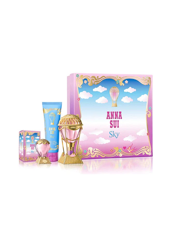 ANNA SUI Anna Sui Sky Women Set Edt 50Ml + 5Ml + 90Ml Bl  - Image 2