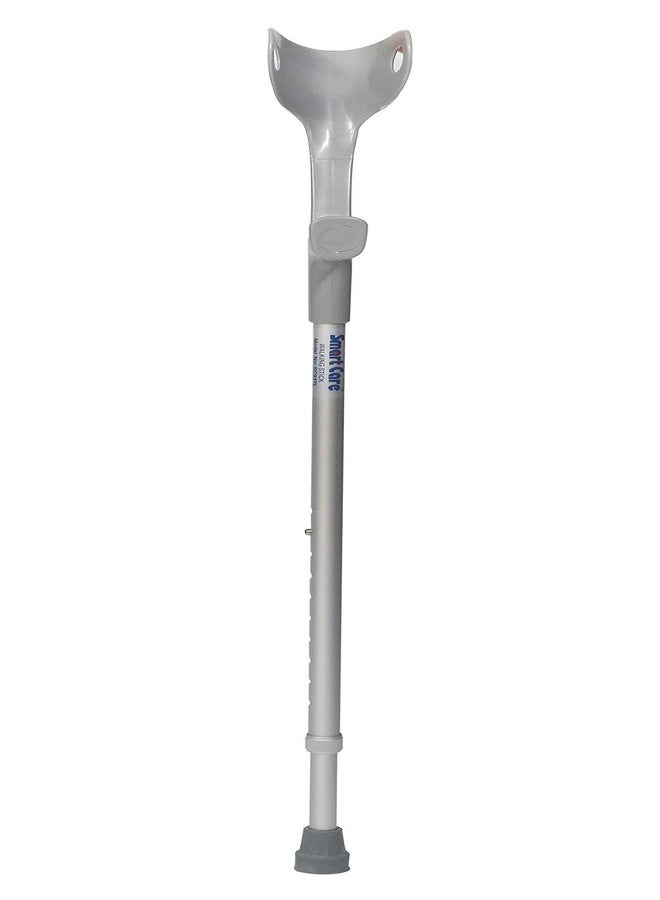 SMARTCARE Smart Care® Forearm Height Adjustable Crutches with Pivoting Closed-Cuff (1 Piece), Ergonomic Comfortable Wrist Handle, Heavy Duty for Standard and Tall Adults - (SC937L) - Image 3