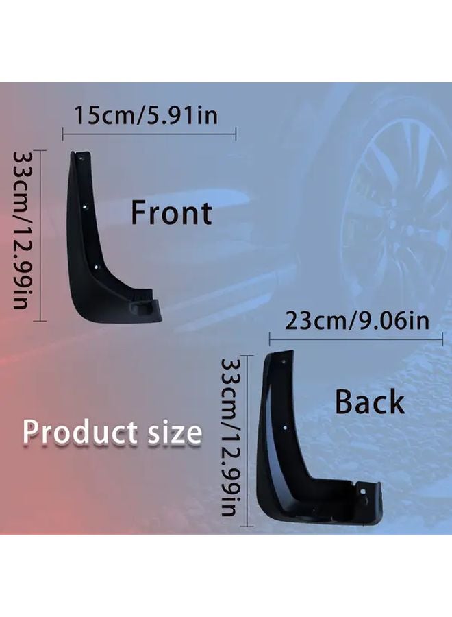 4pcs Car Mud Flaps For Kia Sorento 2018 2025 Durable Scratch Resistant Wheel Protection - Image 3