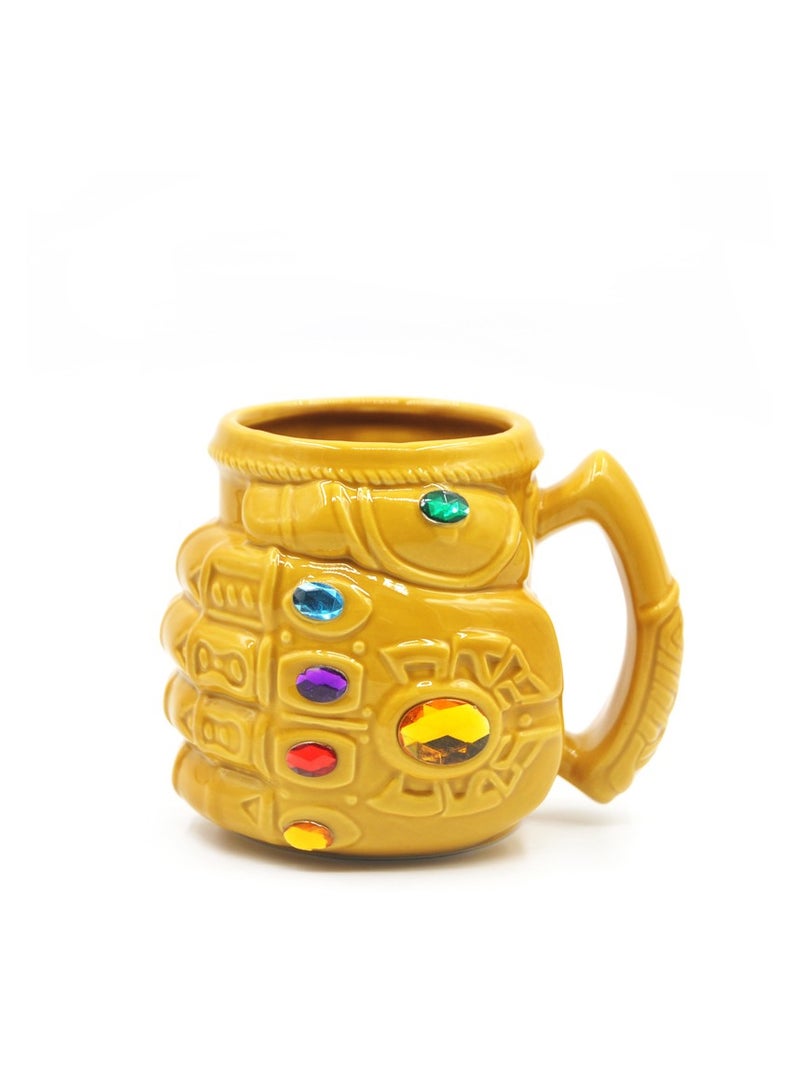 xozgdovg Anime three-dimensional glove fist cup large-capacity water cup/Thanos glove fist cup 
