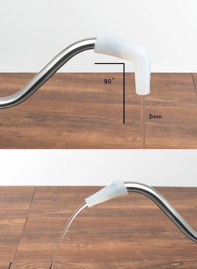 BF HOME 4 Pieces Coffee Drip Kettle Restrictor Nozzle Compatible Replacement Parts Spout Diverter Aid - Image 4