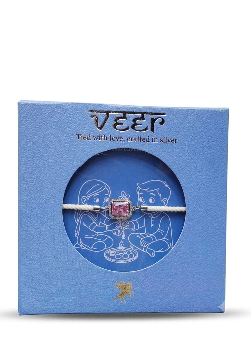 SILVER RAKHI 999 KHUSHBOO JEWELES