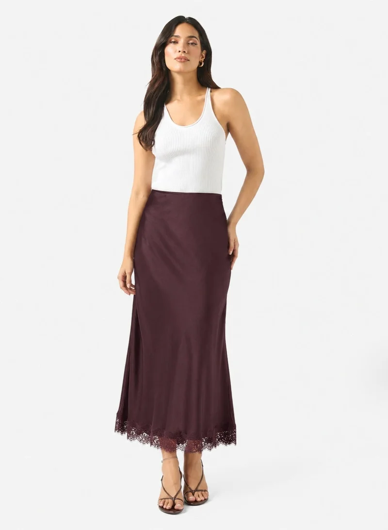 فيرو مودا Lace Maxi Skirt