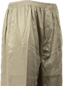 Oppland Men's Satin Fabric Pajama Pants Solid Color Elastic Waist No Pocket Wide Leg Relaxed Cut  - Image 4