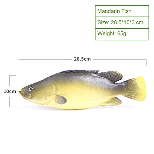 Wayber 3 Pcs Simulated Fake Fish Model, Lifelike Artificial Sea Food Set for Home Decoration, Aquarium Display Ornaments, Stage Drama & Photography Prop - Image 3