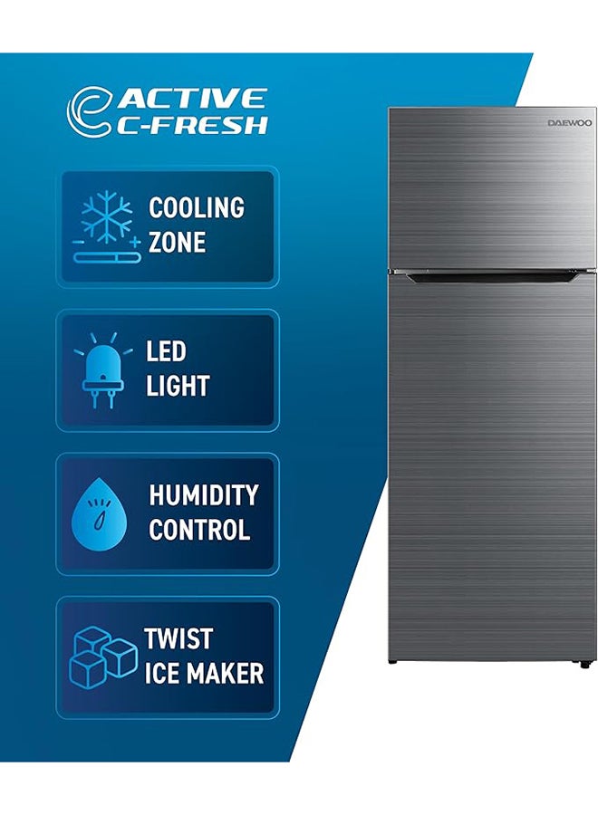 DAEWOO 468L Gross Capacity & 338 L Net Capacity Double Door Top Mount Refrigerator with Quick Freeze Technology, Multi-Air Flow, Total No Frost, - Image 2