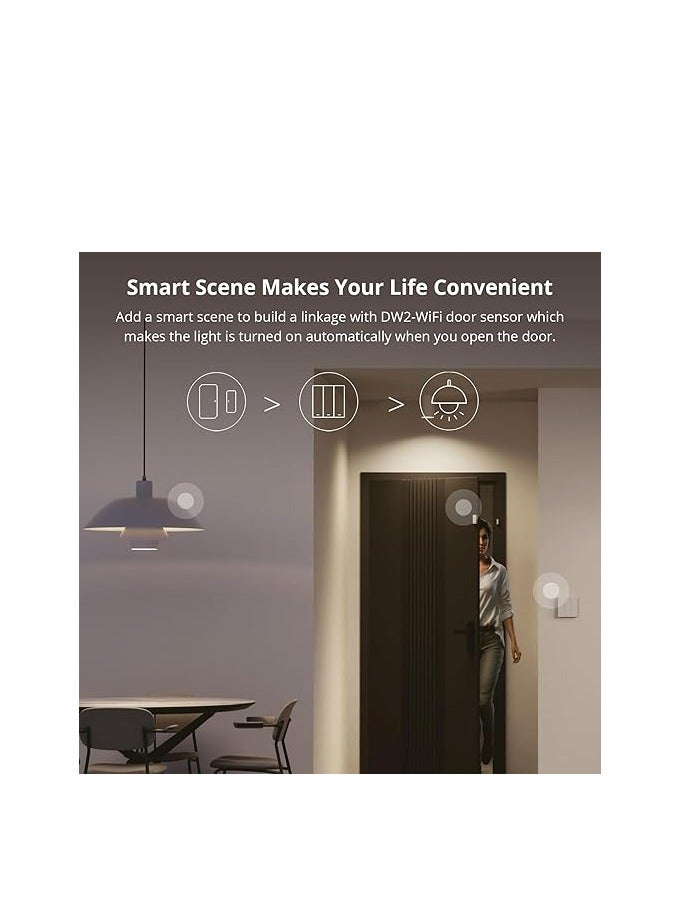 SONOFF SONOFF M5-2C-86W SwitchMan 2 Gang Smart Wall Switch (Matter), Remote/Voice Control, Share Control, Smart Scene, Countdown Timing, 2.4GHz Wifi, 2200W Max Power, Works with Alexa & Google Home, White  - Image 3