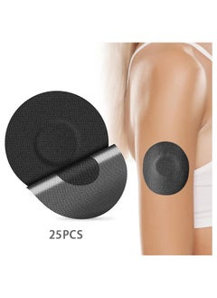 Freestyle Adhesive Patch, 25 PCS Good for Libre– Enlite – Guardian –Pre-Cut Back Paper Waterproof Libre2/3 Sensor Covers Flesh Flexible CGM Patches NO Glue in The Center, Long Fixation for Your Sensor