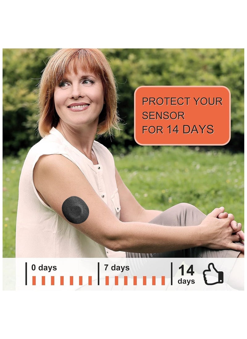 Hihonor - Freestyle Adhesive Patch, 25 PCS Good for Libre– Enlite – Guardian –Pre-Cut Back Paper Waterproof Libre2/3 Sensor Covers Flesh Flexible CGM Patches NO Glue in The Center, Long Fixation for Your Sensor - Image 1