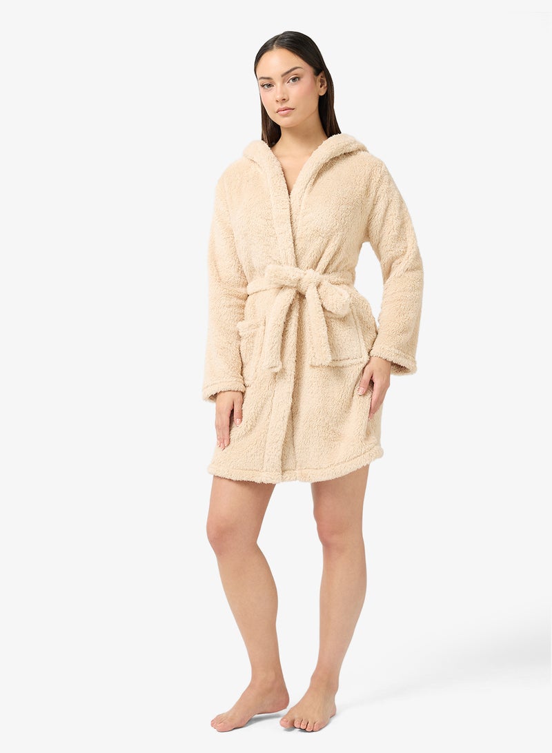 جينجر أرواب فانيلا منفوشة بأذنين بغطاء رأس - Image 1