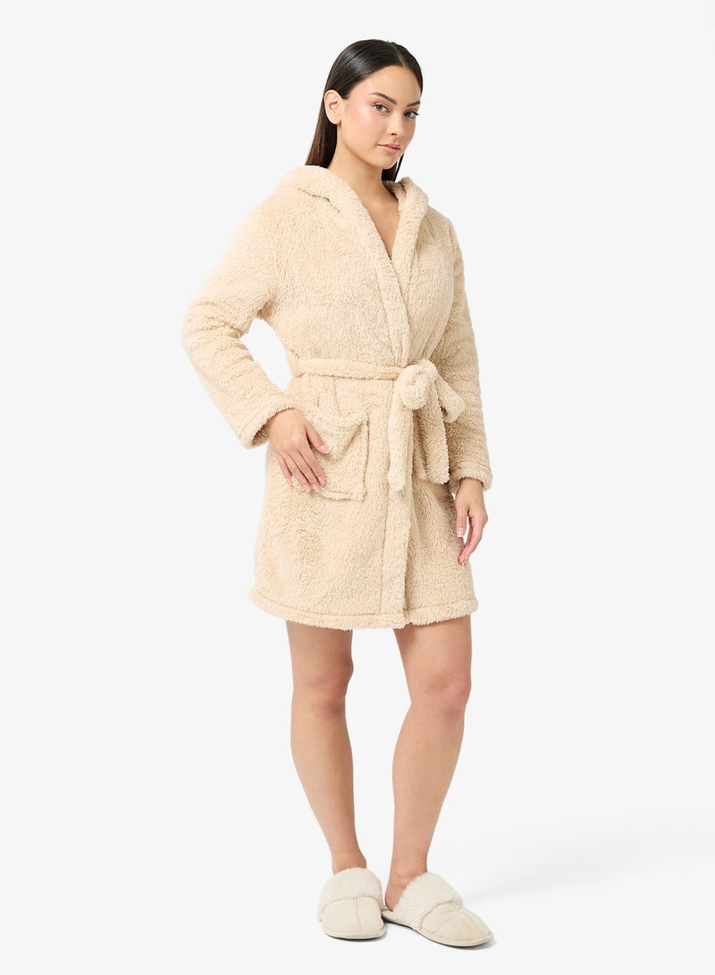 جينجر أرواب فانيلا منفوشة بأذنين بغطاء رأس - Image 4