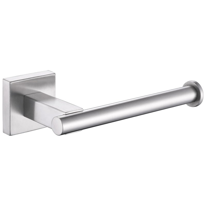 Suyar Brushed Nickel Toilet Paper Holder SUS 304 Stainless Steel Wall Mount Paper Roll Holder for Bathroom Open Arm Style