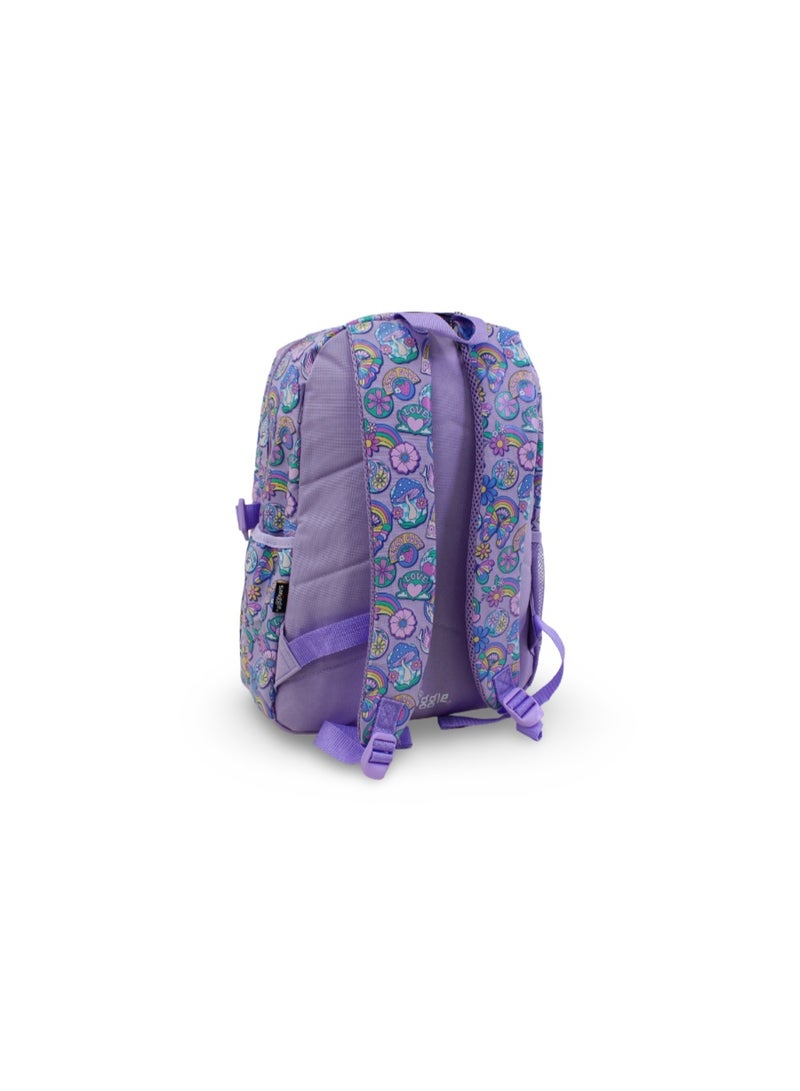 سميجل حقيبة ظهر Smiggle بتصميم فراشة، مقاس 17 بوصة – بنفسجي - Image 2