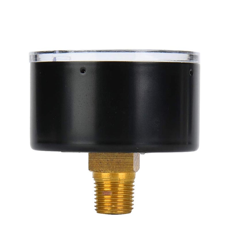 Mechanical Pressure Gauge 0 100psi 0 7bar BSPT Back Connection Durable Metal Case - Image 3