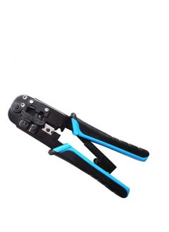 AMPCOM rj45 crimper RJ11 RJ45 Crimping Tool Ethernet Network LAN Cable Crimper Cutter Stripper Plier for 6P 8P RJ-11/RJ-12 RJ-45
