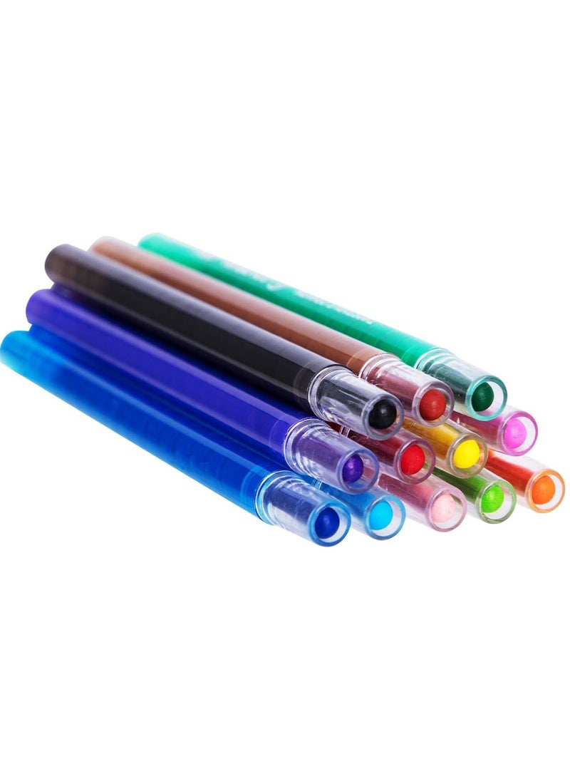 Deli - 12-Piece Twistable Crayon Set Multicolour - Image 1