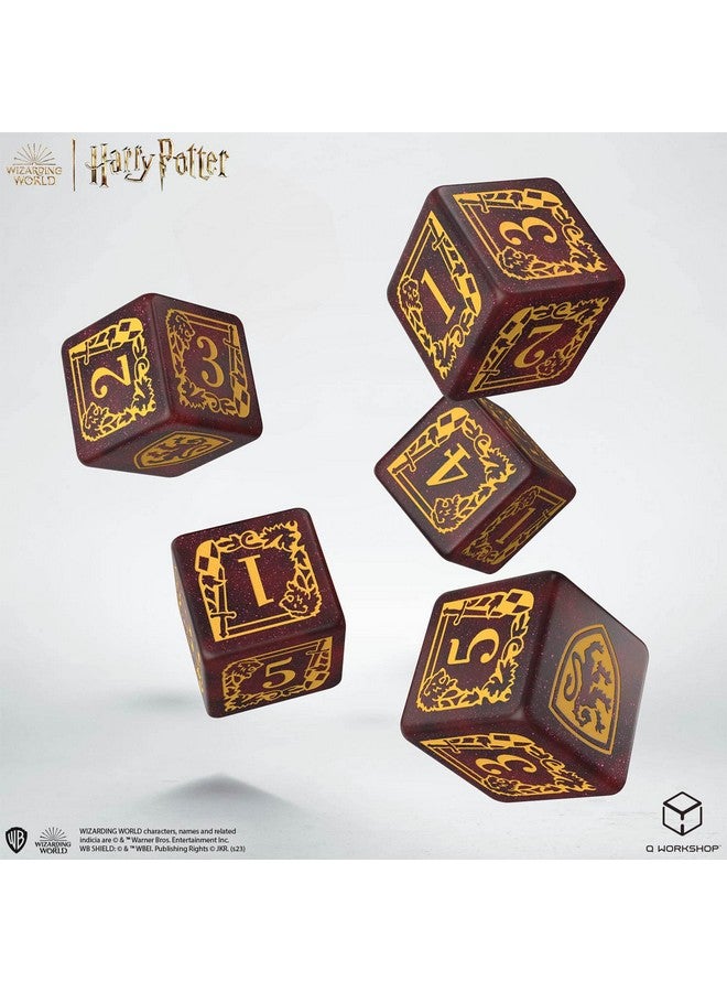 Q WORKSHOP Harry Potter Gryffindor Dice & Pouch  - Image 2