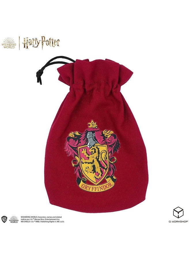 Q WORKSHOP Harry Potter Gryffindor Dice & Pouch  - Image 3