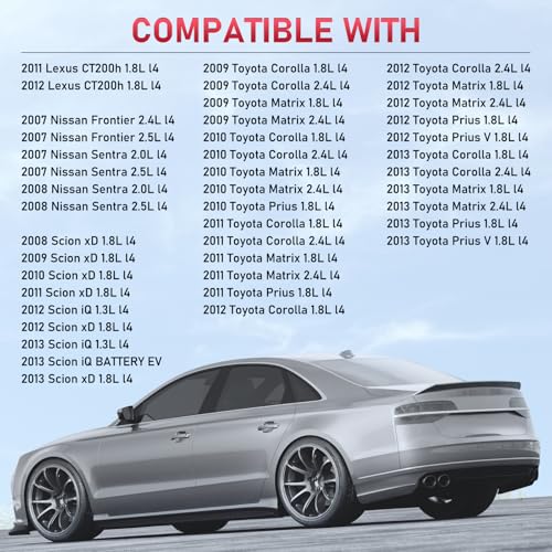 SYKRSS 3444 Iridium Spark Plugs 4 Pack Compatible with Toyota Corolla Matrix Prius Compatible with Scion iQ xD Sentra Frontier CT200h 1.3L 1.8L 2.0L 2.4L 2.5L L4 Replaces 90919-01253 SC20HR11 - Image 5