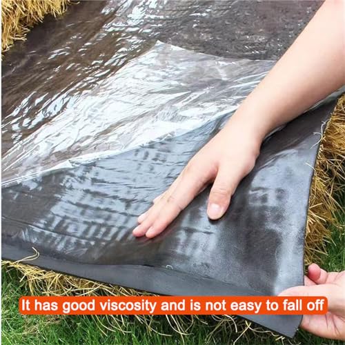 MWNAGO Artificial Thatch Roofing,Self-Adhesive Synthetic Thatch Grass Roof, Mexican Tiki Bar Grass Decorations, Fire Proof Thatch for Fence Patio,Tiki Bar Decor,Tiki Hut,Beach,Party (39.4in*39.4in) - Image 4