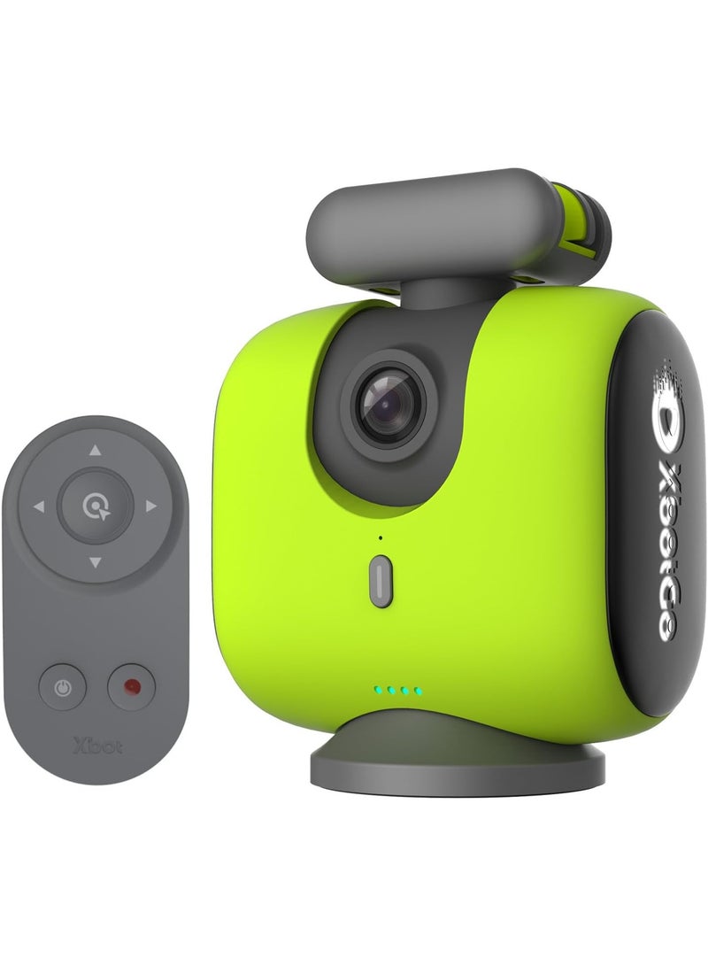 XbotGo Chameleon AI Auto Sports Action Camera - 4K 60FPS Soccer Camera and Basketball Tracking Camera for Team Sports, Live Streaming, No Subscription, Works with iOS & Android (Lemon Green) - Image 1