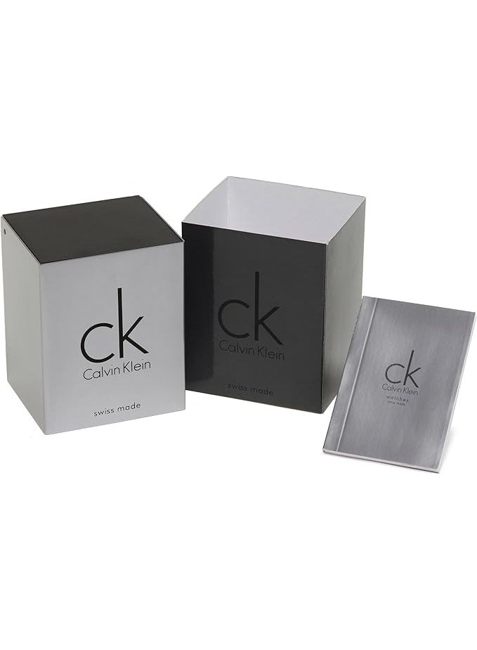 كالفن كلاين ساعة نسائية أنيقة من Calvin Klein – موديل K2G23126 City Lady بقرص فضي وسوار معدني - Image 5