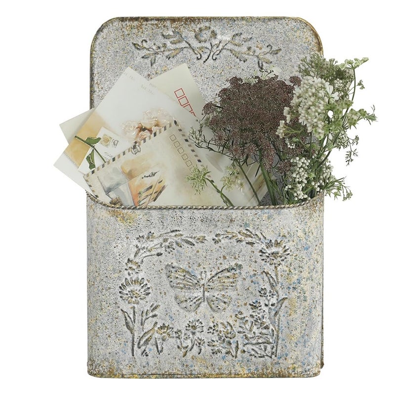 All Chic Wall Planter Metal Wall Planters Wall Hanging Planter Mailbox Planter Indoor Outdoor Planter Wall Mounted Planter for Farmhouse Decoration - Image 1