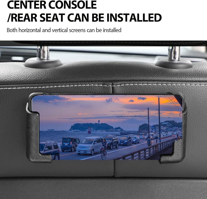 Hold Up حامل هاتف محمول متعدد الوظائف - 2023 حامل هاتف سيارة ذاتي اللصق مثبت على لوحة القيادة، حامل هاتف محمول للسيارة لجميع الهواتف المحمولة بسماكة أقل من 0.5 بوصة - Image 3