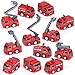 ArtCreativity Mini Pullback Fire Truck Toys Bulk Pack of 24 Firefighter Birthday Party Supplies Firetruck and Fireman Party Favors Goodie Bag Fillers for Kids Ages 3 - Image 3