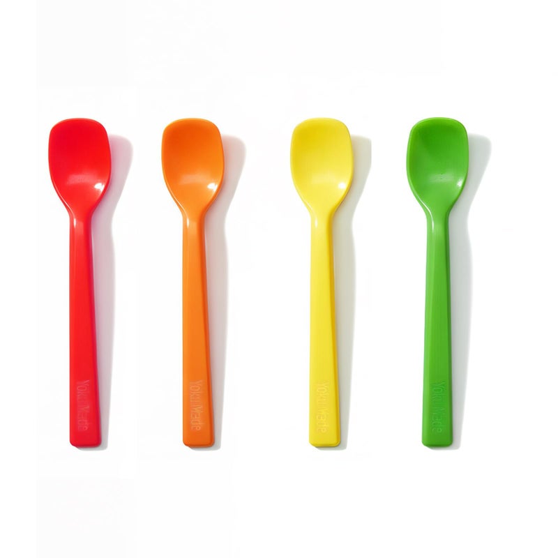 Yoku Made Small Silicone Spoon for Silent Stirring, Mini Spatula, Jar Scraper for Sauce Seasoning and Yogurt - Image 1