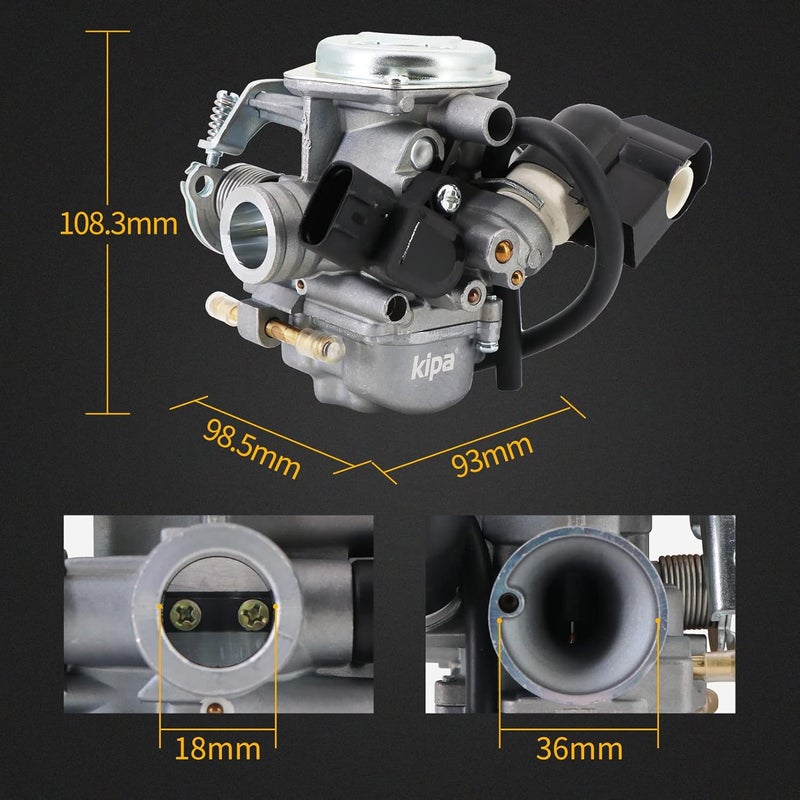 KIPA Carburetor for Metropolitan 50 CHF50 CHF50S 2006-2009 - Image 2
