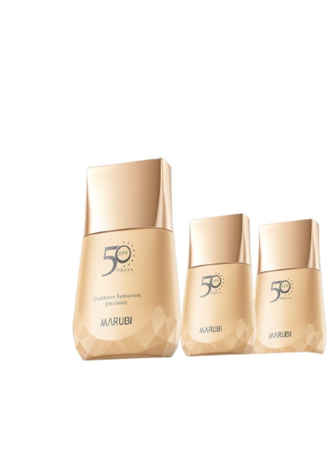 Xiaojinzuan واقي شمسي SPF 50، حماية من الأشعة فوق البنفسجية، مقاوم للماء، مقاوم للعرق، غير دهني، مناسب للاستخدام في الهواء الطلق والتنقل، معتمد لتفتيح البقع - Image 1